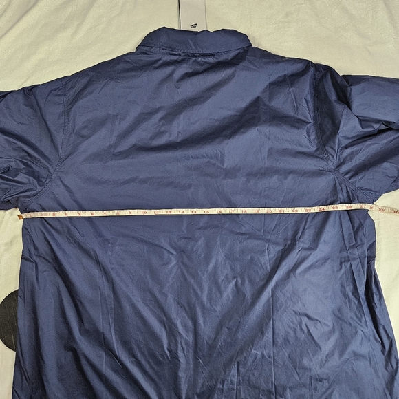 Nike Loose Fit Navy Snap Front Slick Jacket FN3316 410 Men's Size XLarge - Picture 8 of 9